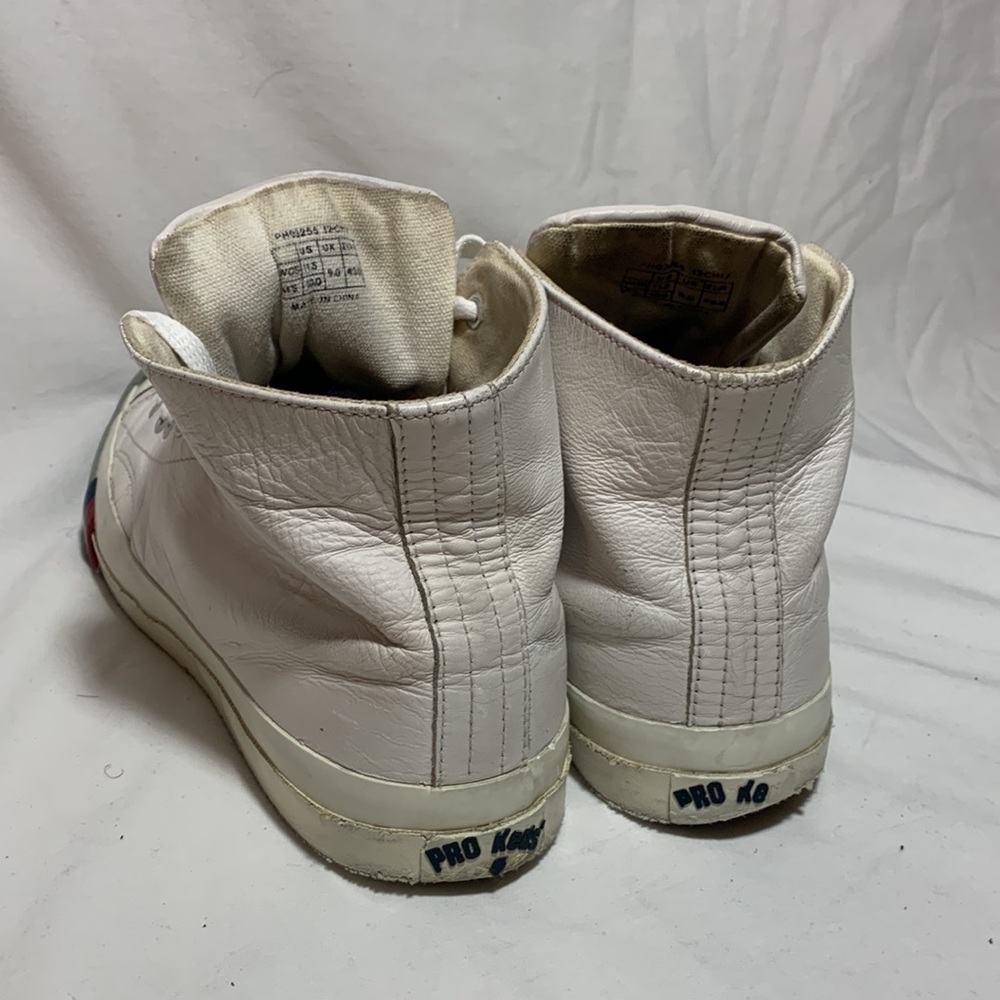 Rare Authentic Vintage 💯% Leather Pro Keds Royal-blue tips - Picture 4 of 7